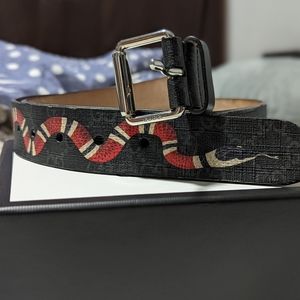 Gucci Men's King Snake Belt